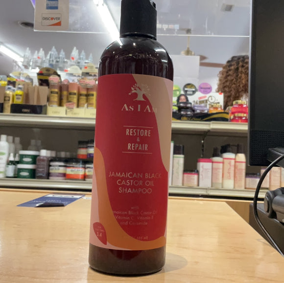 As I Am Bl Castor Oil Shampoo-12 fl oz