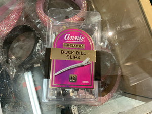 #3195 Annie Duck Bill Clips-12 PCS