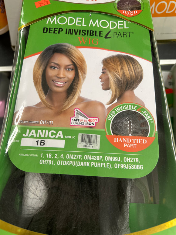 1B Janica Deep Invisible L-Part Wig