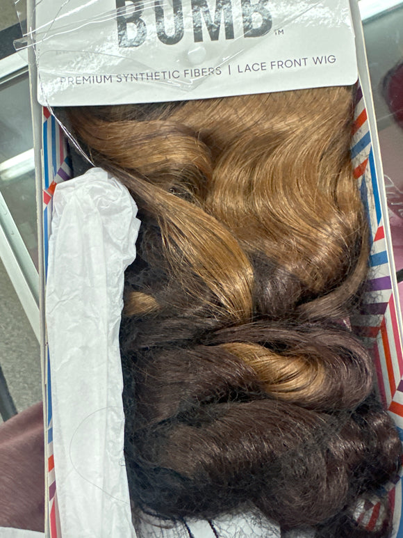 KAYLEEN 3DR4/ CHESTNUT OMBRE 22” HD Lace Front Wig