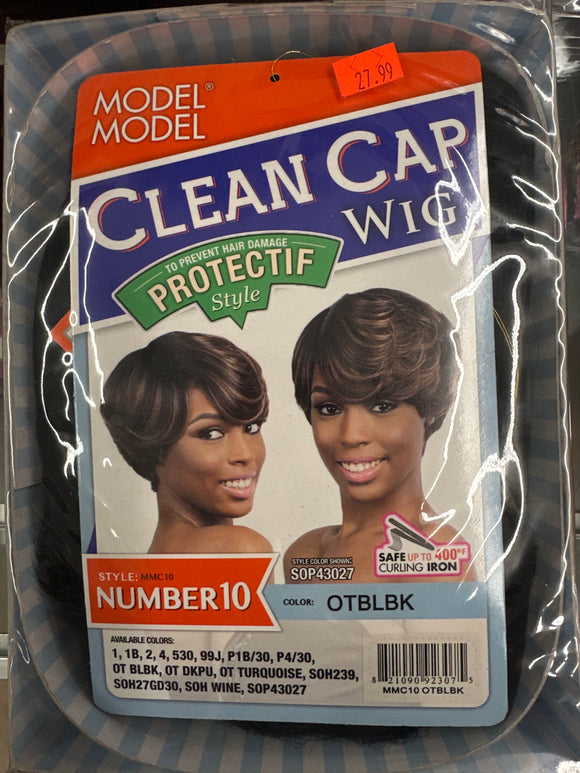 OTBLBK Number 10 Clean Cap Wig