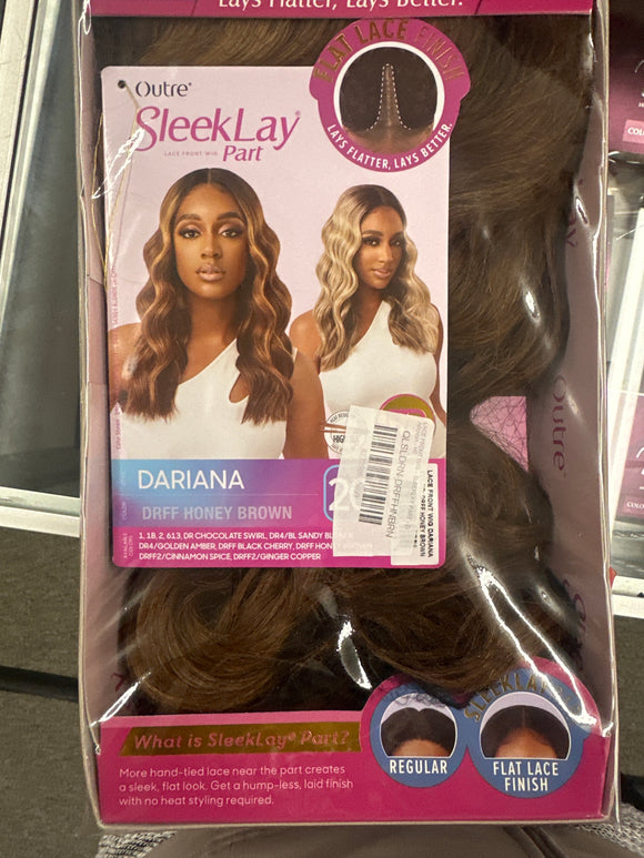 DARIANA DRFF HN BRN Outré Lace Front Part Wig