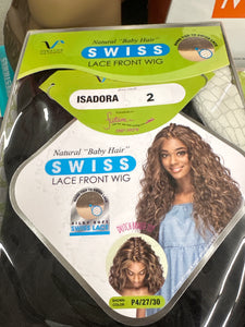 2 ISADORA Swiss Lace Front Wig