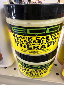 Therapy Black Castor & Flaxseed-12 fl oz