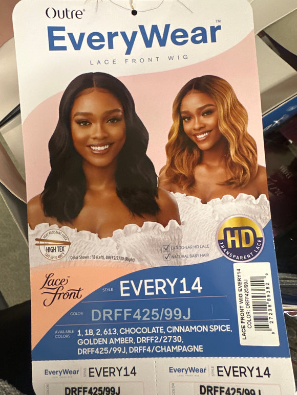 DRFF425/99J EVERY14 Outré Lace Front Wig