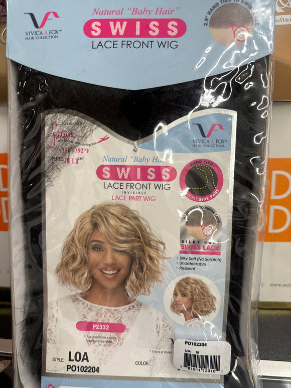 1B  PO102204 LOA Invisible Lace Part Wig