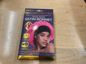 #22627 Wide Edge Satin Bonnet