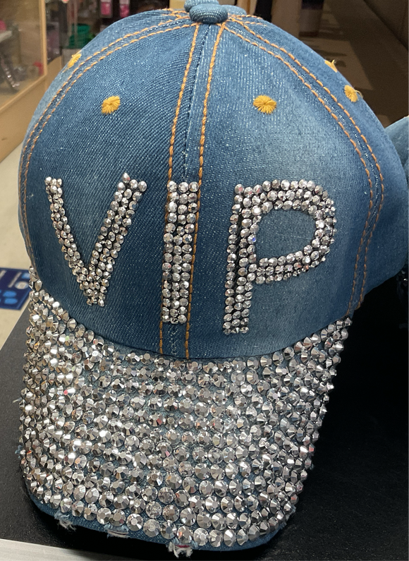 Crystal Denim Hats