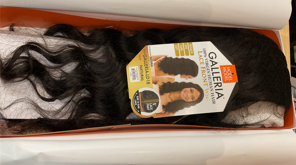 GALLERIA-LD18 EAR TO EAR LACE FRONT 5” LACE PART WIG