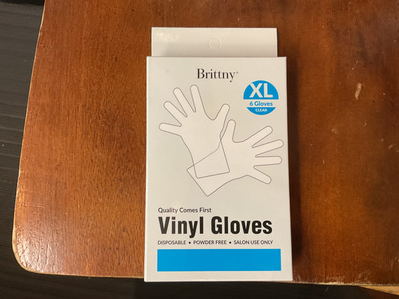 XL Vinyl Gloves (6gloves)
