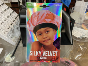 #82158 AST Kids Silky Velvet Bonnet