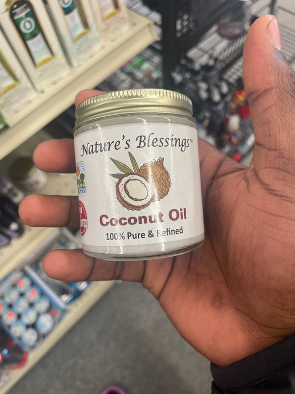 Nature's Blessing Coconut Oil-8 oz