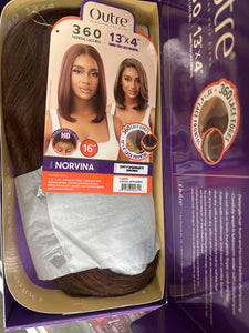NORVINA- DRFF2/GINGER BROWN Transparent HD Lace
