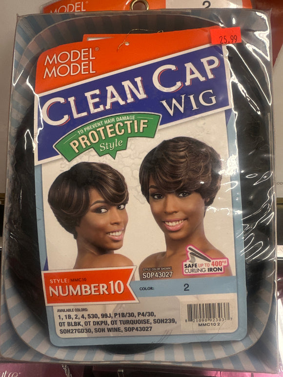 2 CLEAN CAP WIG NUMBER 10