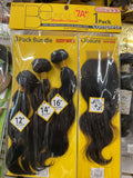 Nat Be Bundle 3 Bundles+Closure 121416” Body Wave