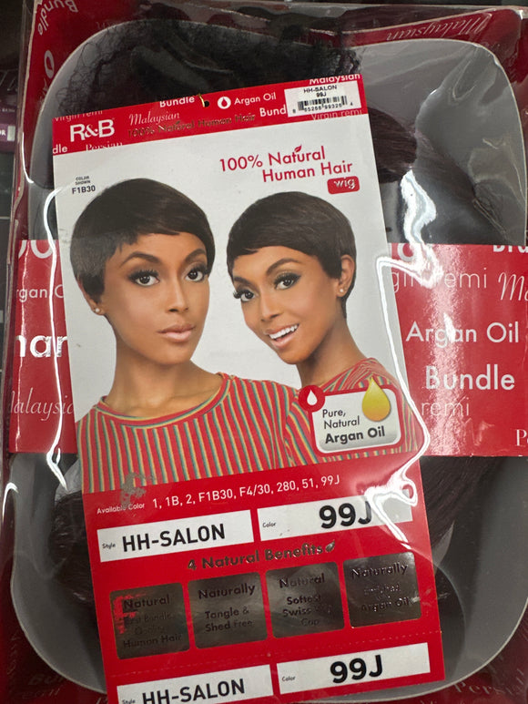99J HH-Salon Human Hair Wig