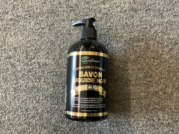 Black Liquid Soap SB-12 fl oz