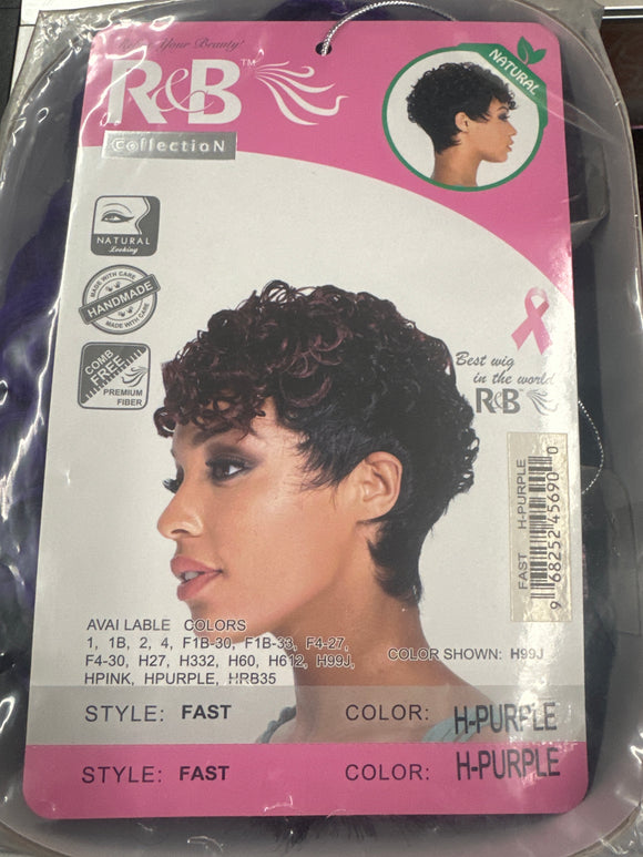 H-PURPLE FAST Wig