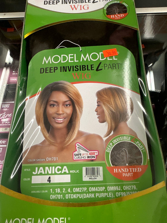 4 Janica Deep Invisible L-Part Wig