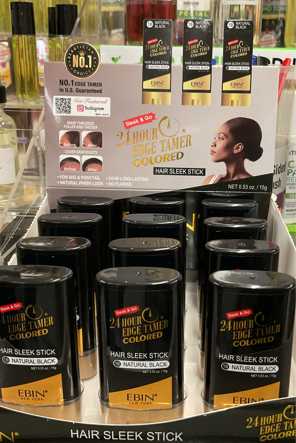 24 HR Hair Sleek Stick- 1B Natural Black