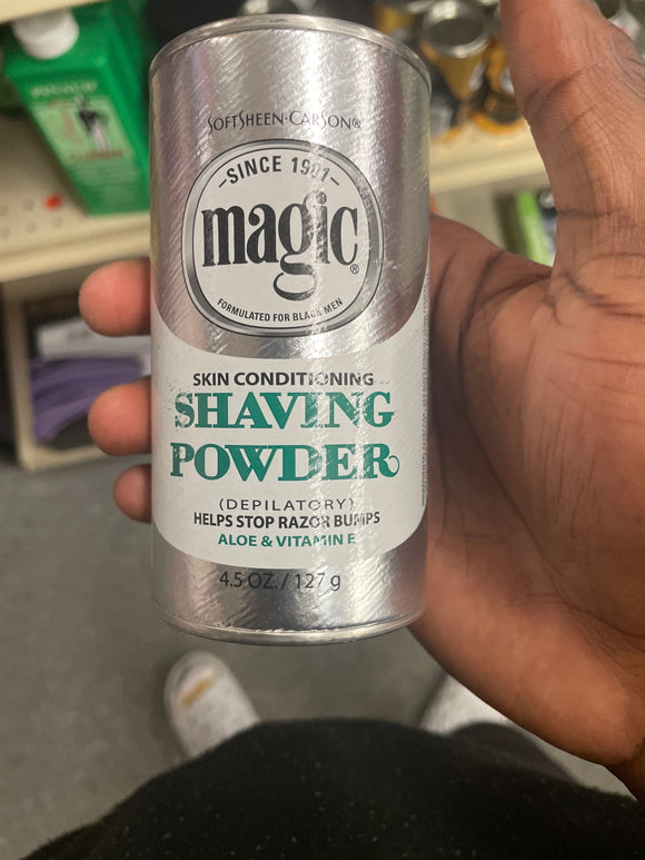 Magic Shaving Powder Aloe & Vit-4.5 oz