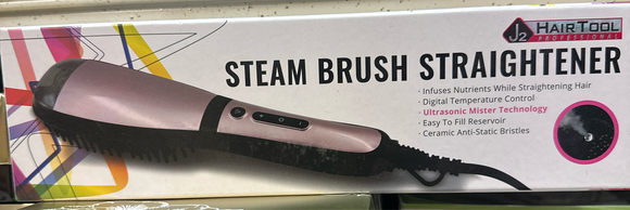 Steam Brush Straightener