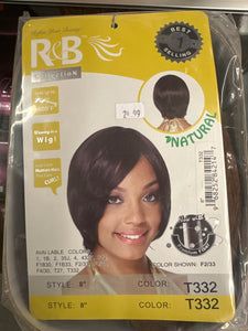 T332 8" R&B Wig