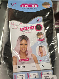 1B TAHITI Invisible Center Part Lace Wig