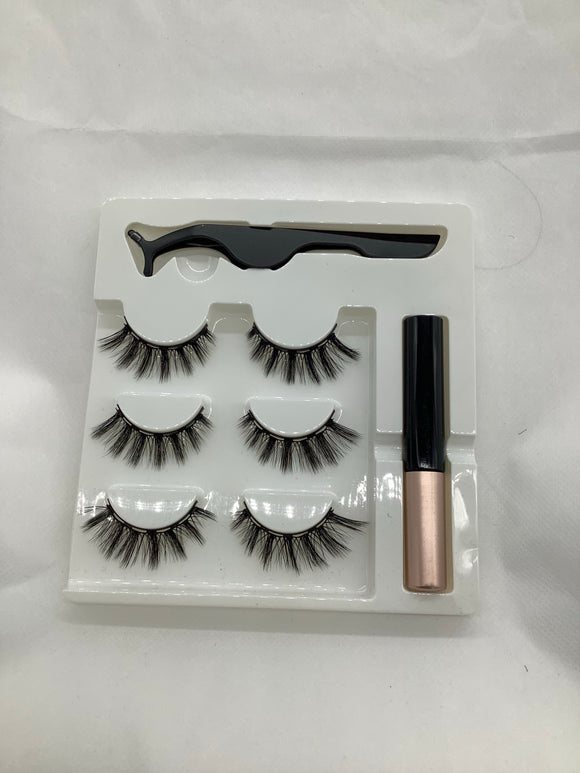 017 MAGNETIC EYELINER EYELASH SUIT