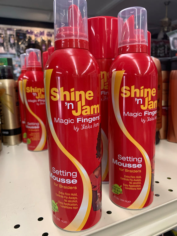 Shine 'n Jam Magic Fingers Setting Mousse