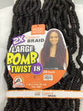 2X GLANCE BRAID LARGE BOMB TWIST