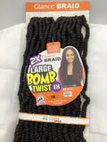 2X GLANCE BRAID LARGE BOMB TWIST