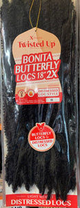 BONITA BUTTERFLY LOCS 18" 2X