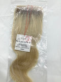 9S+ 4X4 Body Wave Lace Closure  100% Human Hair
