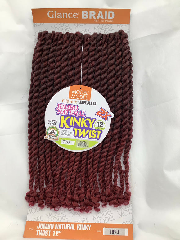 Glance Braid 2x Jumbo Natural Kinky Twist